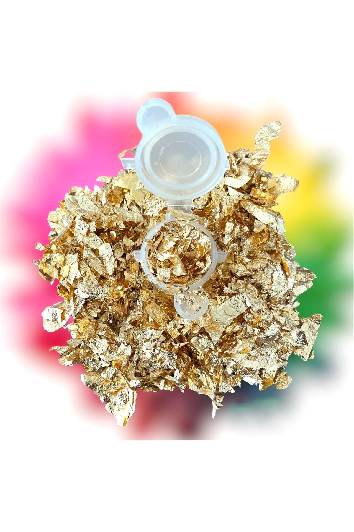 Permanent Nail Polish Gold Foil Decoration / Nail Polish Decoration / Nail Makeup Decoration / Epoxy Material Gold Leaf