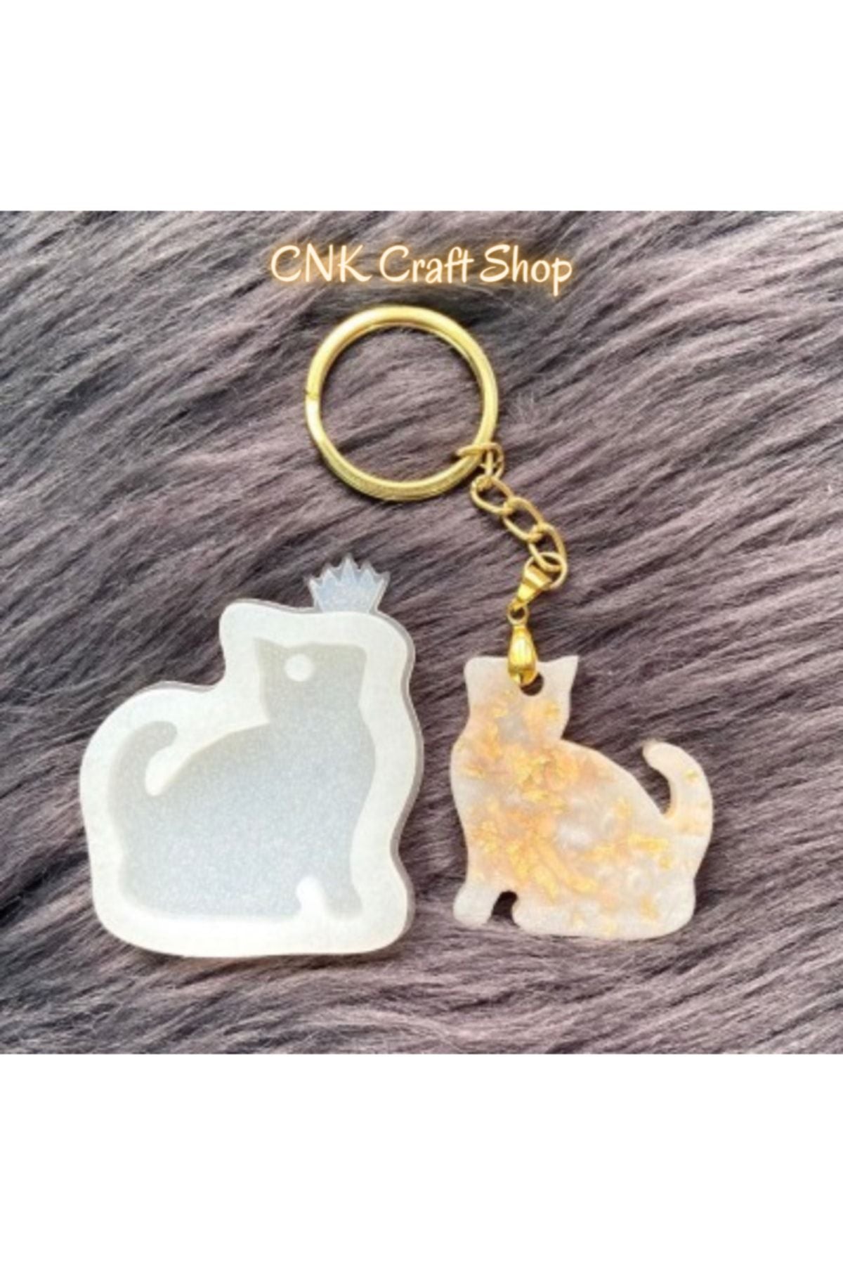 Epoxy Mold / Epoxy Silicone Mold / Epoxy Resin Necklace Tag Keychain Cat Silicone Mold