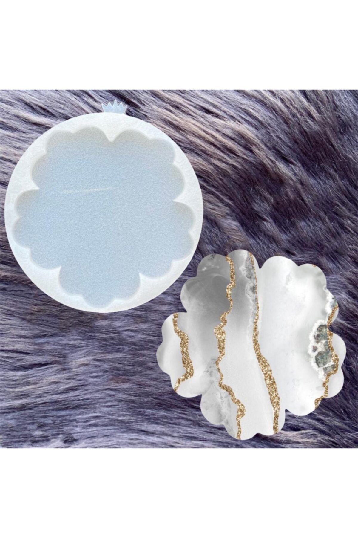 Epoxy Coaster Mold Epoxy Silicone Mold Epoxy Resin Flower Silicone Mold