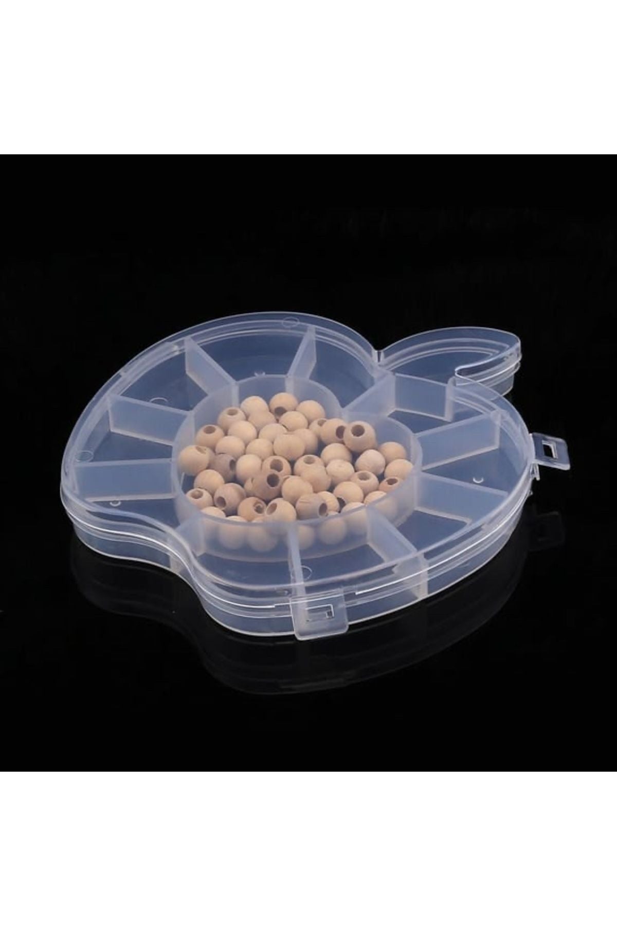 Apple Shape Storage Bead Box / Storage Container, Compartment Material Box, Ring Box
