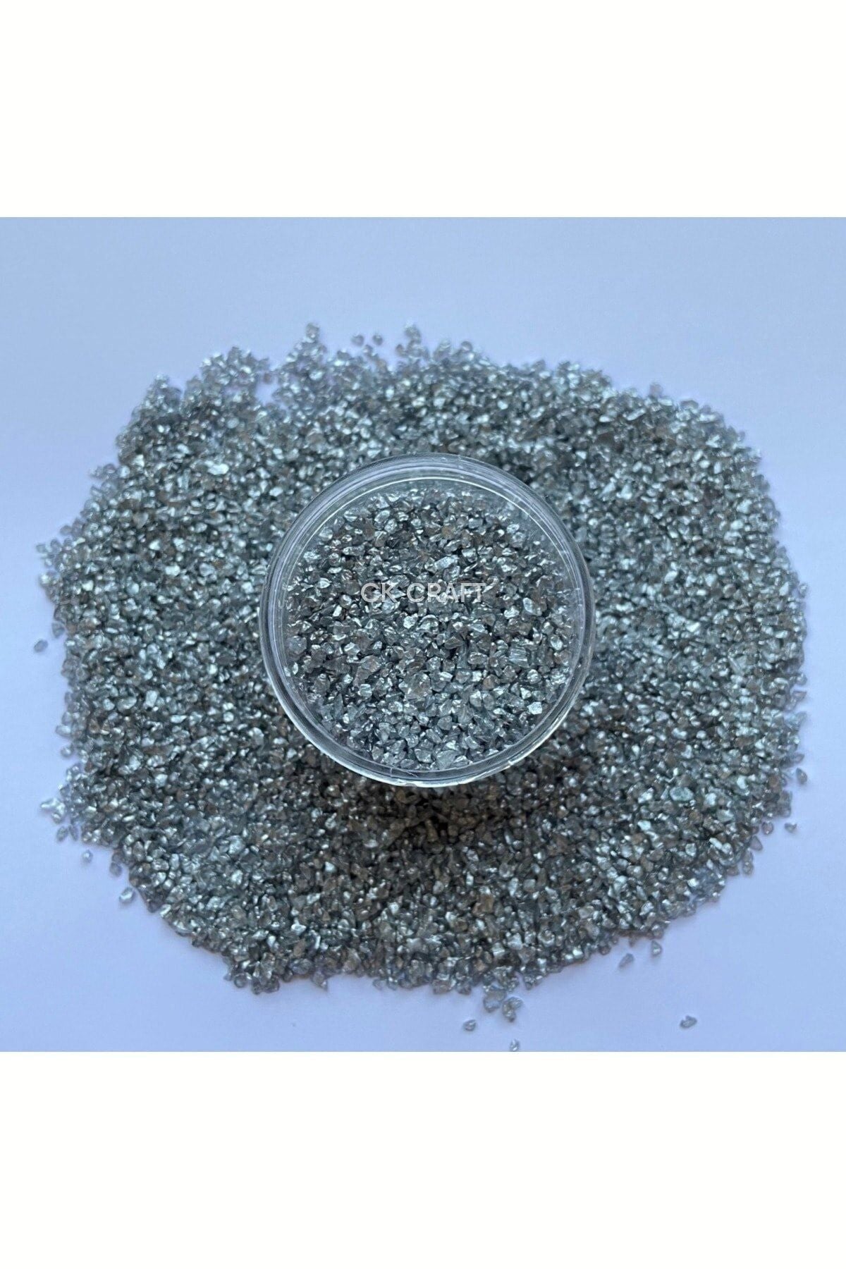 Epoxy Resin Silver Gilding Glass 50 gr, Broken Glass Decorative Glass, Decorative Broken Glass, epoxy