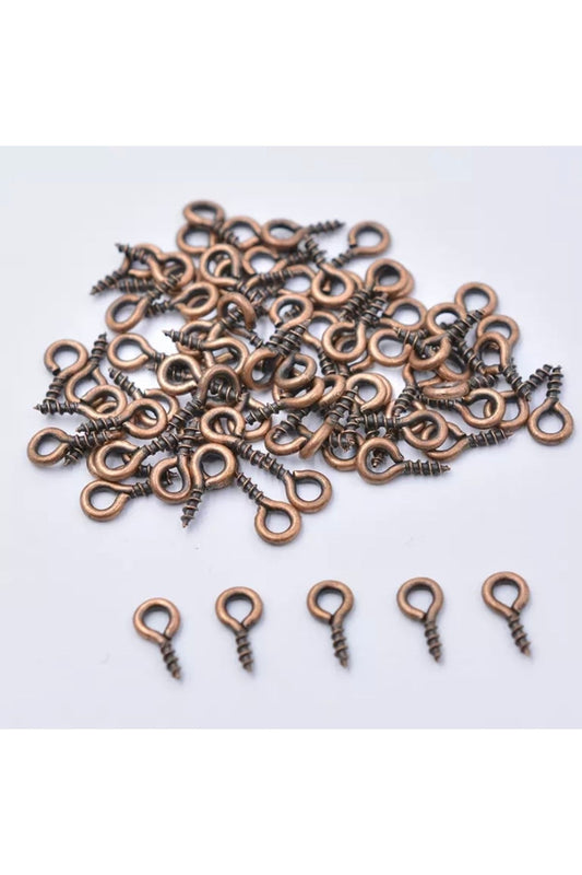 Epoxy Necklace Nail 50 Pieces Jewelry Nail Necklace Screw Epoxy Necklace Jewelry Nail