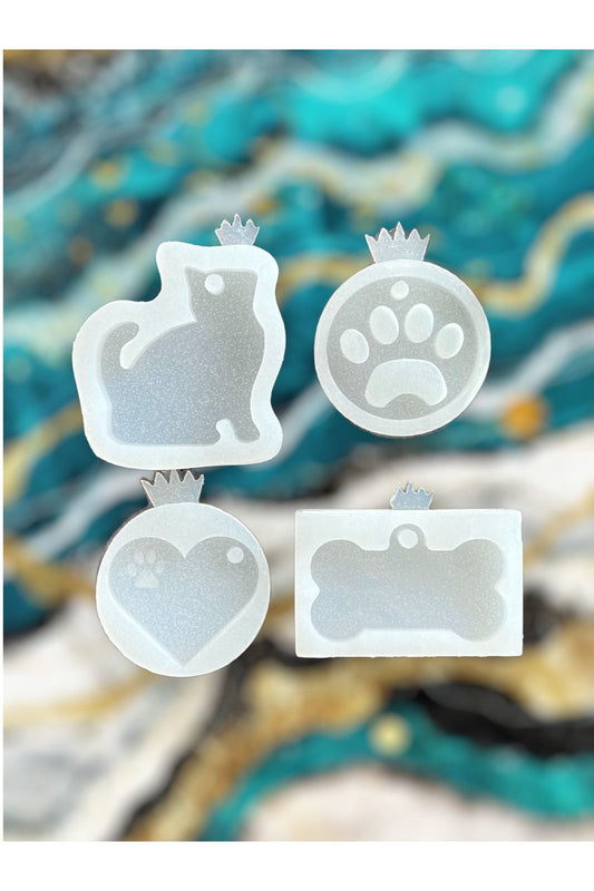 Epoxy Resin Silicone Mold, Epoxy Keychain Necklace Mold, Transparent Epoxy Mold, Epoxy Mold