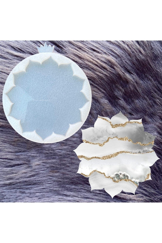 Epoxy Resin Sun Figure Coaster Mold