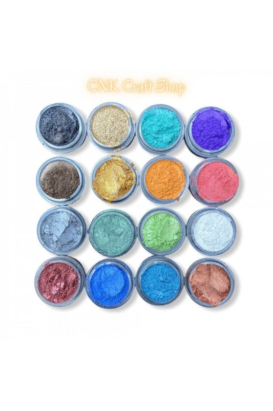 Epoxy Resin 16 Pearl Powder Pigment Paint Set 16x10ml Epoxy Resin Mini Pigment Cl1