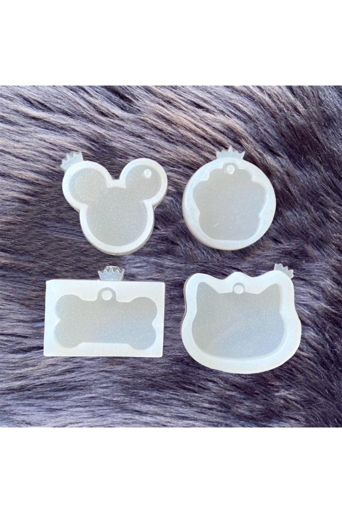 Epoxy Resin Cat Bone Silicone Mold Set Soy Candle Mold Concrete Mold