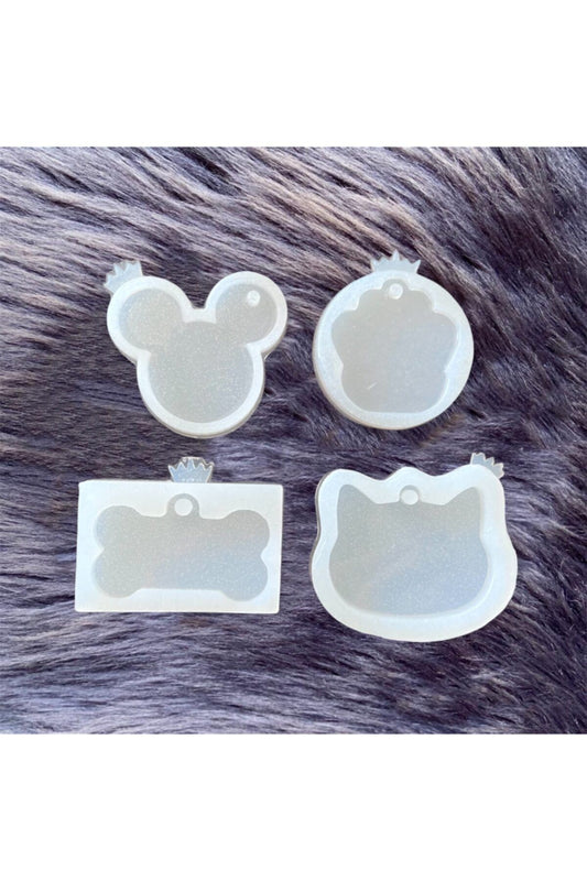Epoxy Resin Cat Bone Silicone Mold Set Soy Candle Mold Concrete Mold