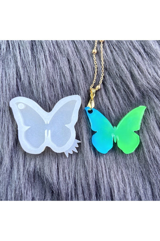 Butterfly Necklace Keychain Epoxy Silicone Molds