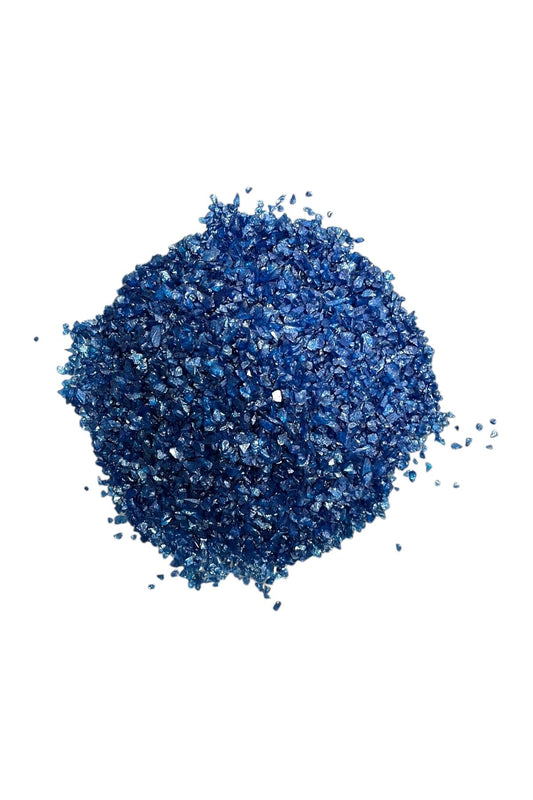 Epoxy Resin 50gr Blue Gilding Broken Glass Decorative Glass Decorative Broken Glass Candle Scented Stone