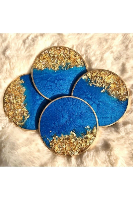 Round Epoxy Resin Coaster Silicone Mold - 9cm Epoxy Mold