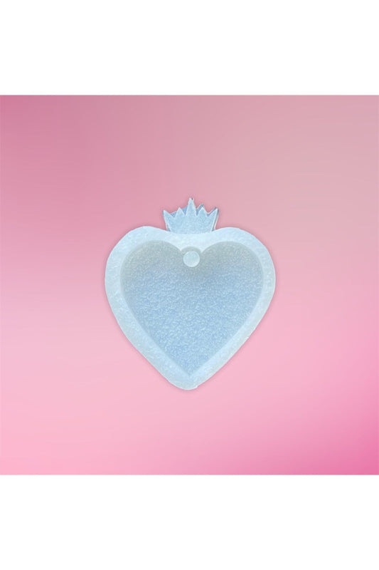 Heart Shaped Epoxy Keychain & Necklace Mold, Ck