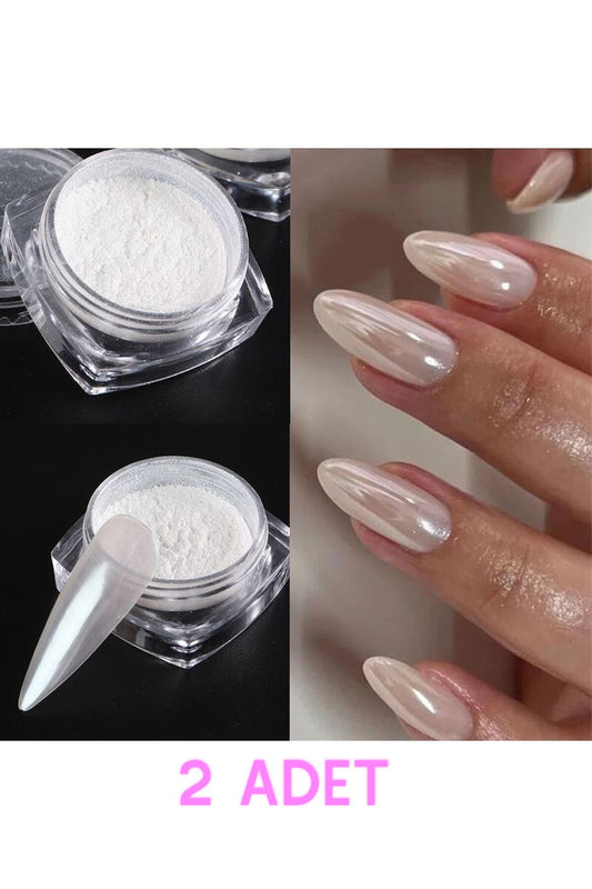 2PCS Pearl Powder Pearl Powder 10ml Nail Polish Pearl Powder Epoxy Pigment Paint