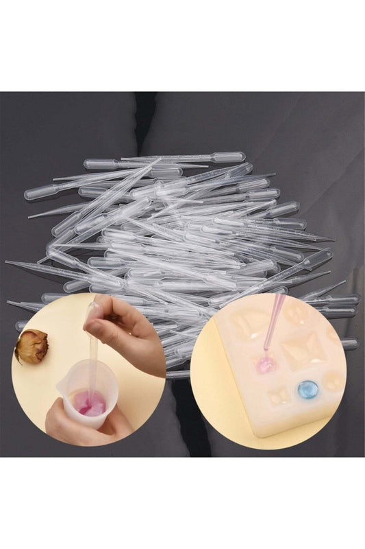 Epoxy Dropper Pipette Set (40 PCS) Liquid Transfer Pipette, Epoxy Materials, Candle Essence Pipette