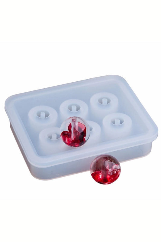 Epoxy Rosary Mold 12mm, Epoxy Bead Mold, Epoxy Sphere Mold, Epoxy Resin Mold