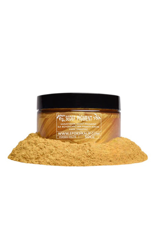Epoxy Powder Gold Color Pigment Paint 50cc 15gr, Epoxy Resin Pigment Paint