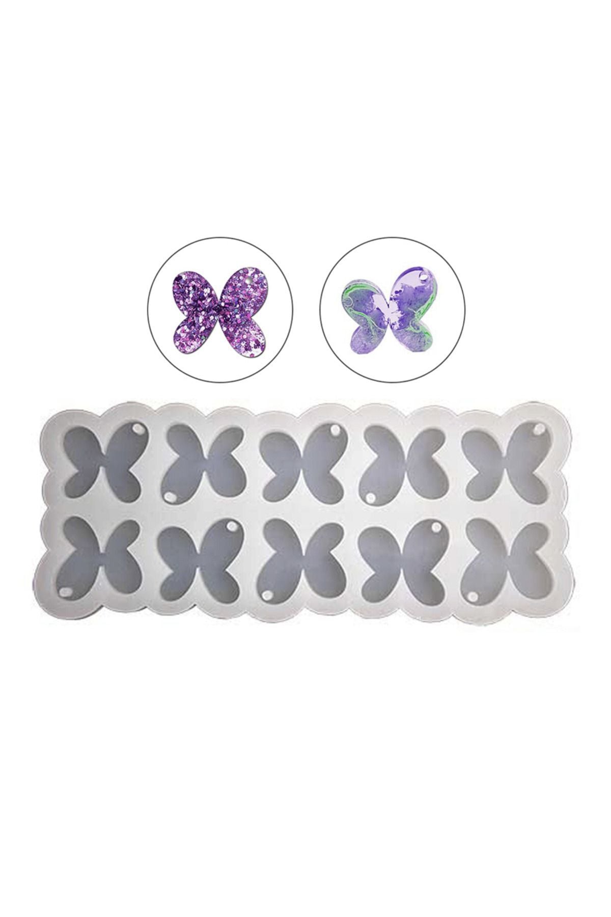 Butterfly Multi Silicone Mold Set of 10 Epoxy Silicone Mold Necklace Keychain Mold