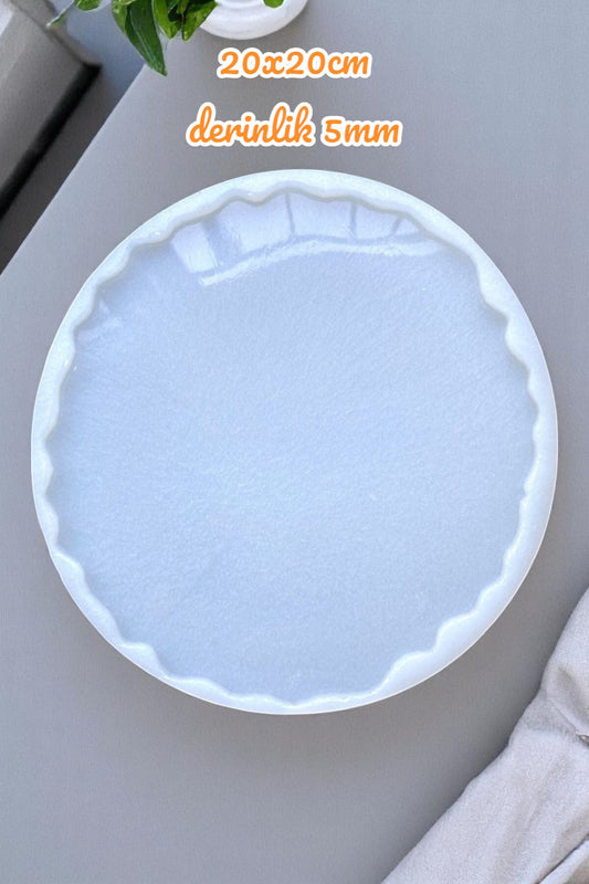 Epoxy Supla Mold Small Size 20cm, Epoxy Tray Silicone Mold, Epoxy Mold Tray
