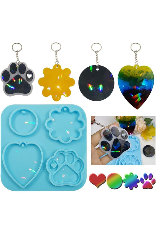 Holographic Cat Dog Collar Mold Large Size Silicone Mold, Epoxy Mold Set, Epoxy Mold Cank
