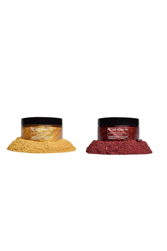 Epoxy Resin Metallic Pigment Paint Set 50cc 2PCS