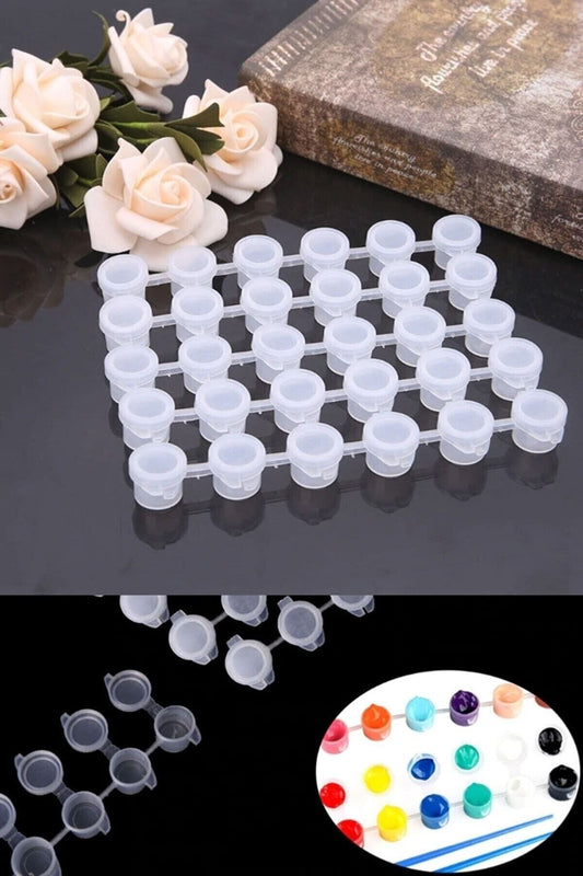Plastic Paint Box 12 Eyes 3ml Small Size, Bead Box, Lens Box, Paint Box