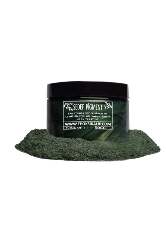 Epoxy Resin Green 50cc Pearlescent Powder Pigment Epoxy Paint, Candle Paint, Concrete Paint,