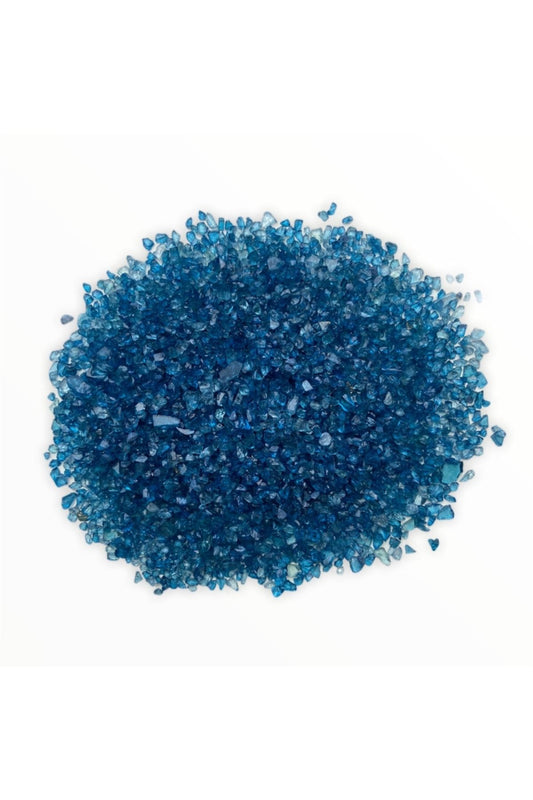 50gr Blue Epoxy Glass Accessory Decorative Glass 50gr Decorative Broken Glass Epoxy Accessory Candle Decoration