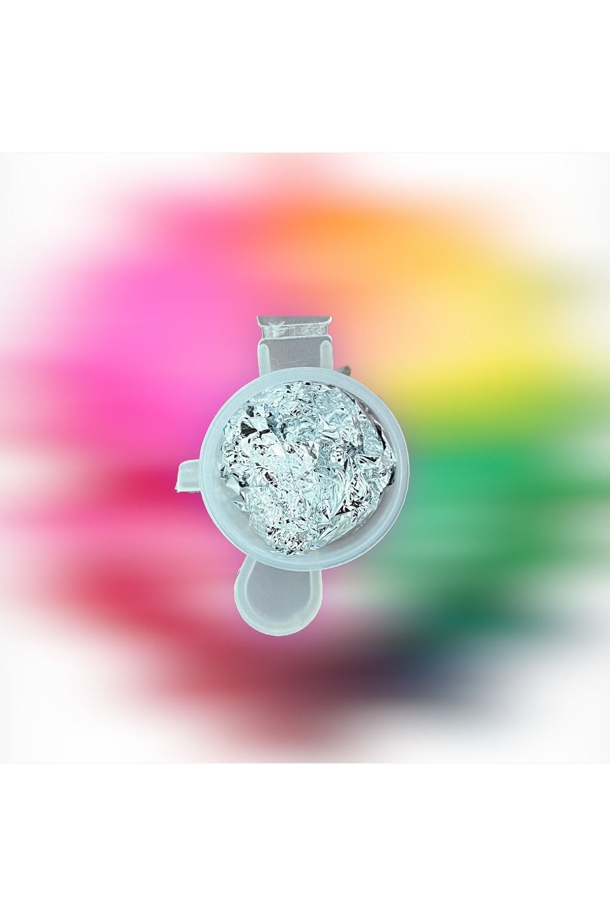 Nail Polish Silver Foil Foil Decoration Nail Glitter 10ml