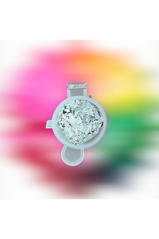 Nail Polish Silver Foil Foil Decoration Nail Glitter 10ml