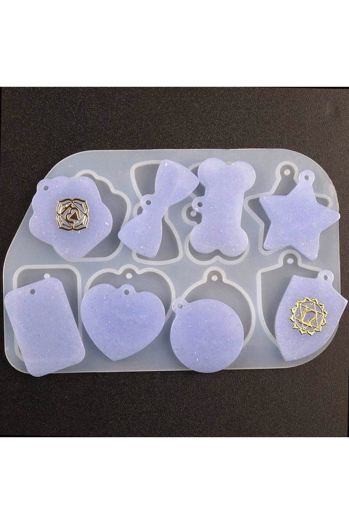 epoxy multi silicone mold , cat dog collar mold Epoxy Resin
