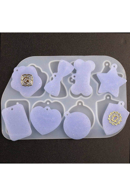 epoxy multi silicone mold , cat dog collar mold Epoxy Resin