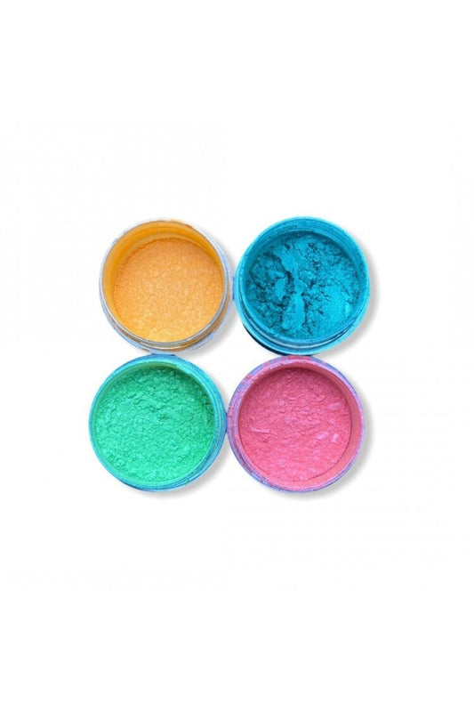 Epoxy Resin Pearlescent Pigment 4 Pieces / Epoxy Colorant Paint Candle Dye /