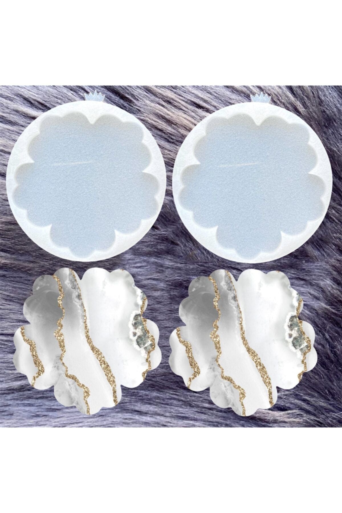 Epoxy Resin Flower Base Silicone Mold