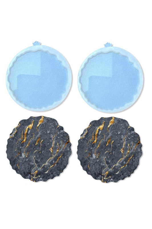 Epoxy Silicone Mold Set of 2, Resin Materials