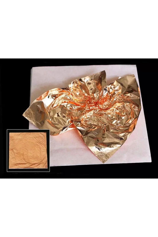 Epoxy Resin Leaf Decoration Material, Copper Color Leaf (5 Pages)