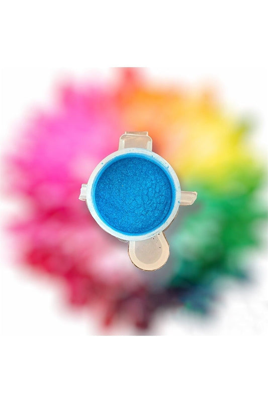 10ml Mini Blue Pearl Powder Pigment Epoxy Paint, Epoxy Materials