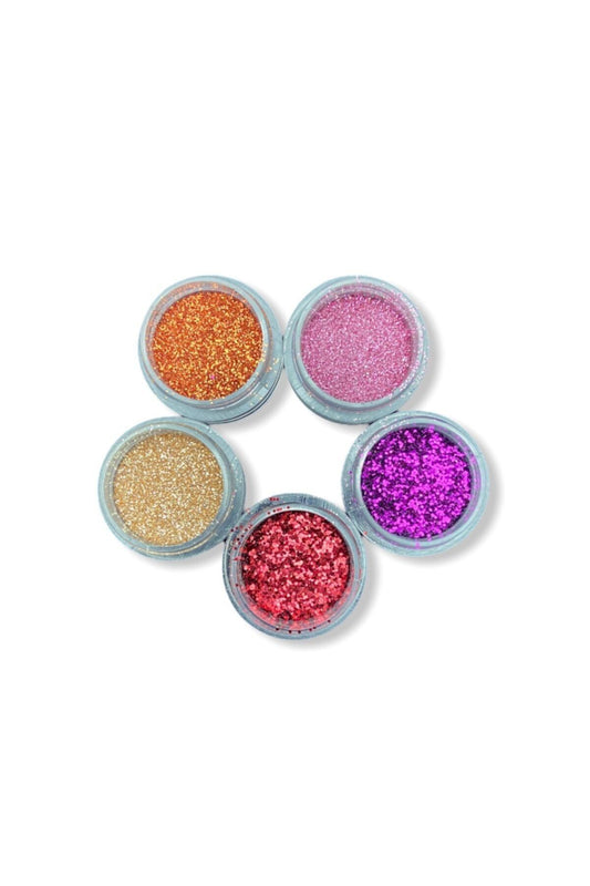 5 Piece Epoxy Resin Glitter & Glitter Set, Candle Nail Art Glitter Glitter Set Epoxy Material