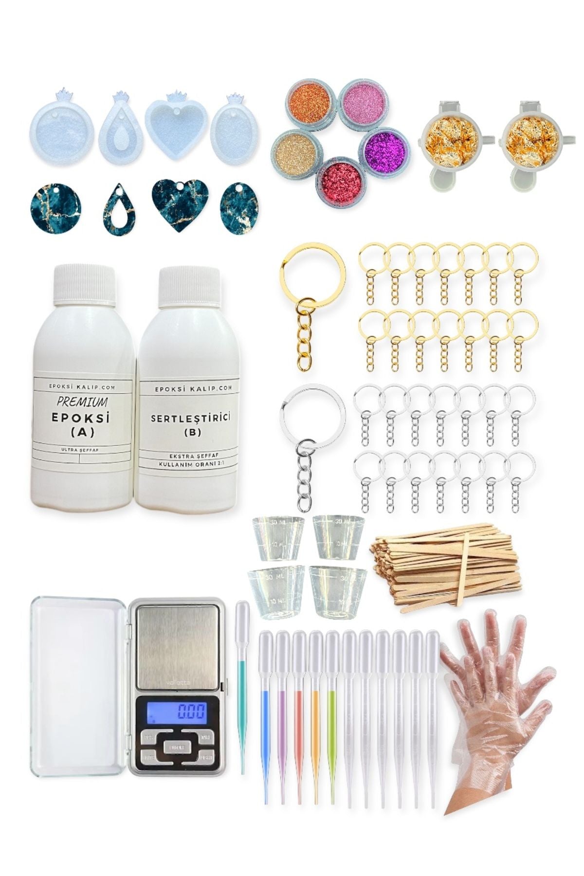 Transparent Epoxy Resin Epoxy Starter Kit Start Your Own Business Hobby Kit Do It Yourself 150gr Epoxy