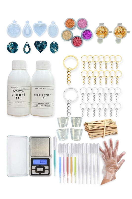 Transparent Epoxy Resin Epoxy Starter Kit Start Your Own Business Hobby Kit Do It Yourself 150gr Epoxy