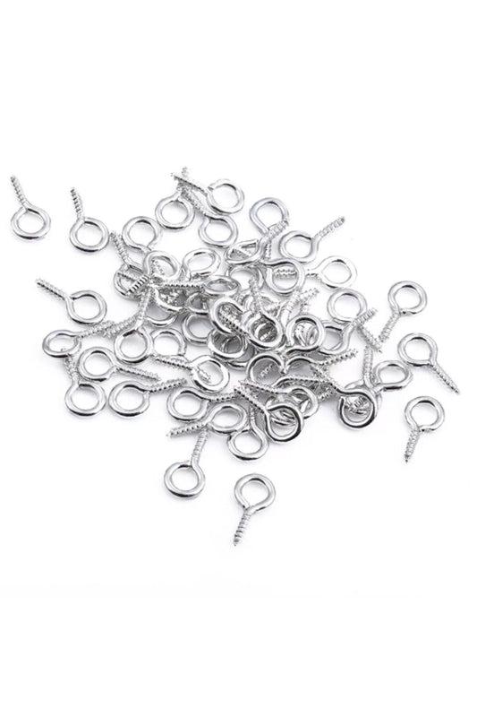 100 Pcs Epoxy Mold Necklace Nail, Jewelry Nail, Necklace Screw, Epoxy Necklace Jewelry Nail