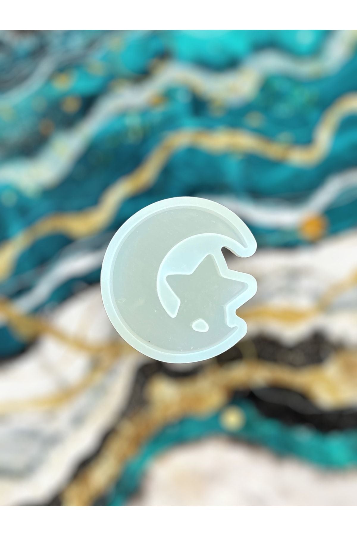 Epoxy Crescent Star Mold, Epoxy Mold, Epoxy Mold, Epoxy Resin Silicone Mold