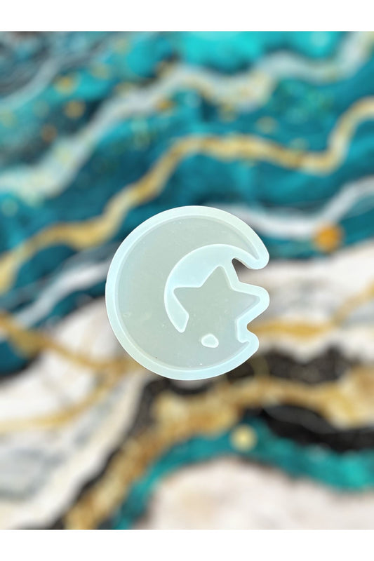 Epoxy Crescent Star Mold, Epoxy Mold, Epoxy Mold, Epoxy Resin Silicone Mold