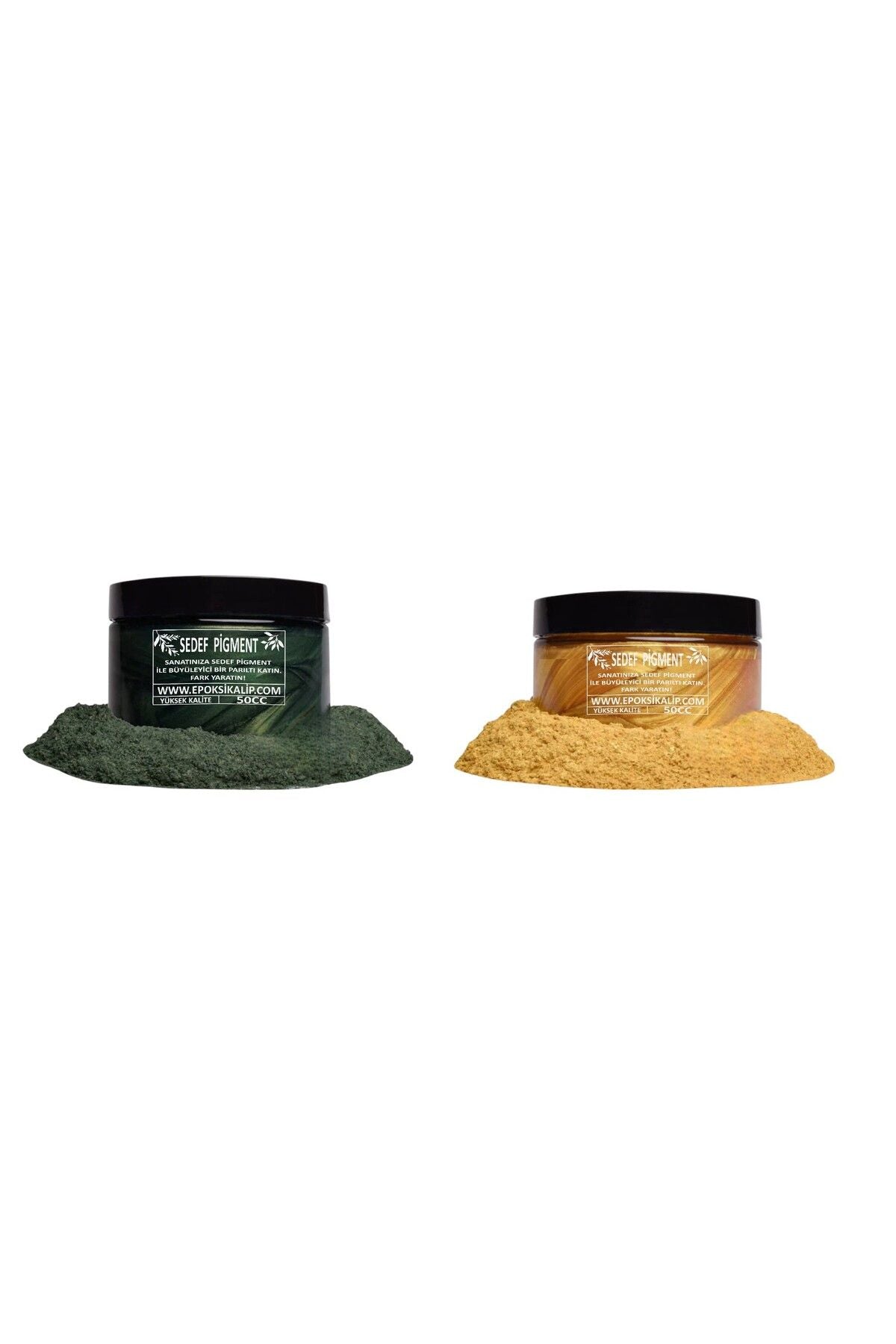 2 PCS 50 cc Epoxy Resin Pigment Paint, Epoxy Wax Concrete Paint
