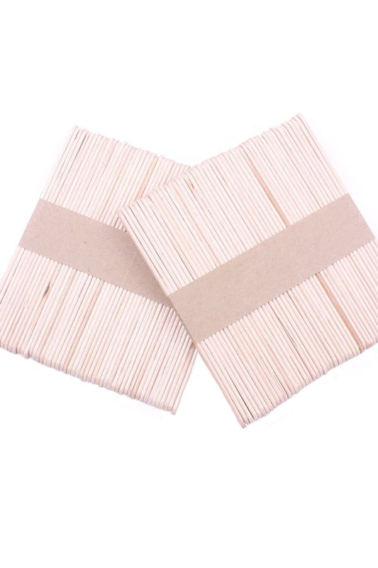 Epoxy Resin Mixing Wooden Stick - 50 Pack Wooden Tongue Stick Depressor - Wax Spatula