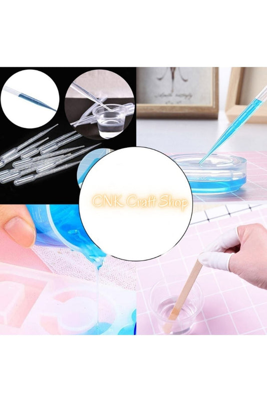 40 Piece Epoxy Resin Dropper Pipette Set, Epoxy Materials, Epoxy Materials, Candle Essence Pipette