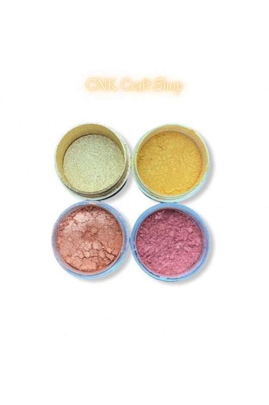 Epoxy Resin Mini Pearl Powder Pigment Paint Set Concrete Candle Paint 4x10ml