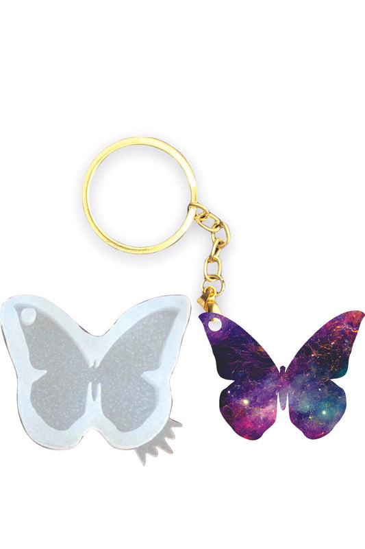 Butterfly Silicone Mold, Epoxy Resin Butterfly Necklace Keychain Silicone Mold, Epoxy Mold