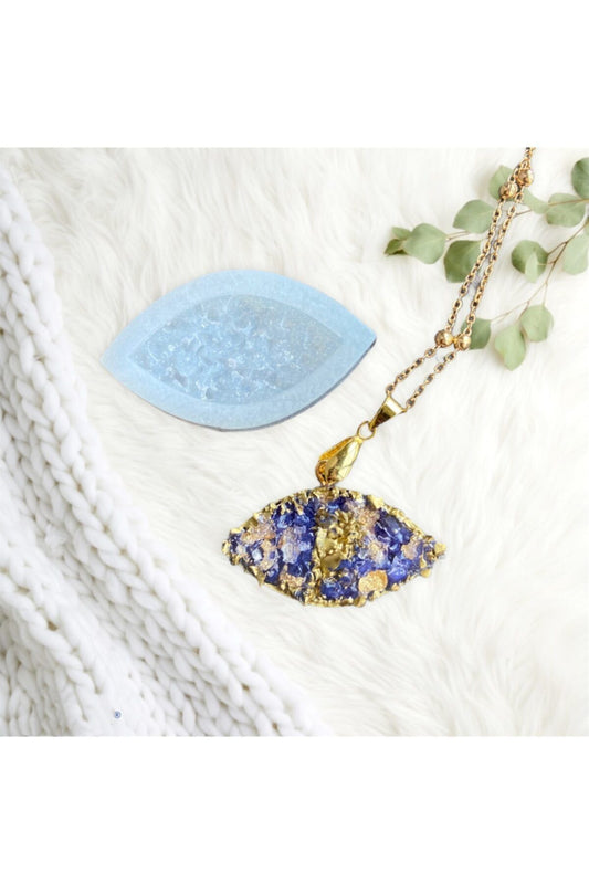 Epoxy Resin Crystal Eye Evil Eye Necklace Silicone Mold