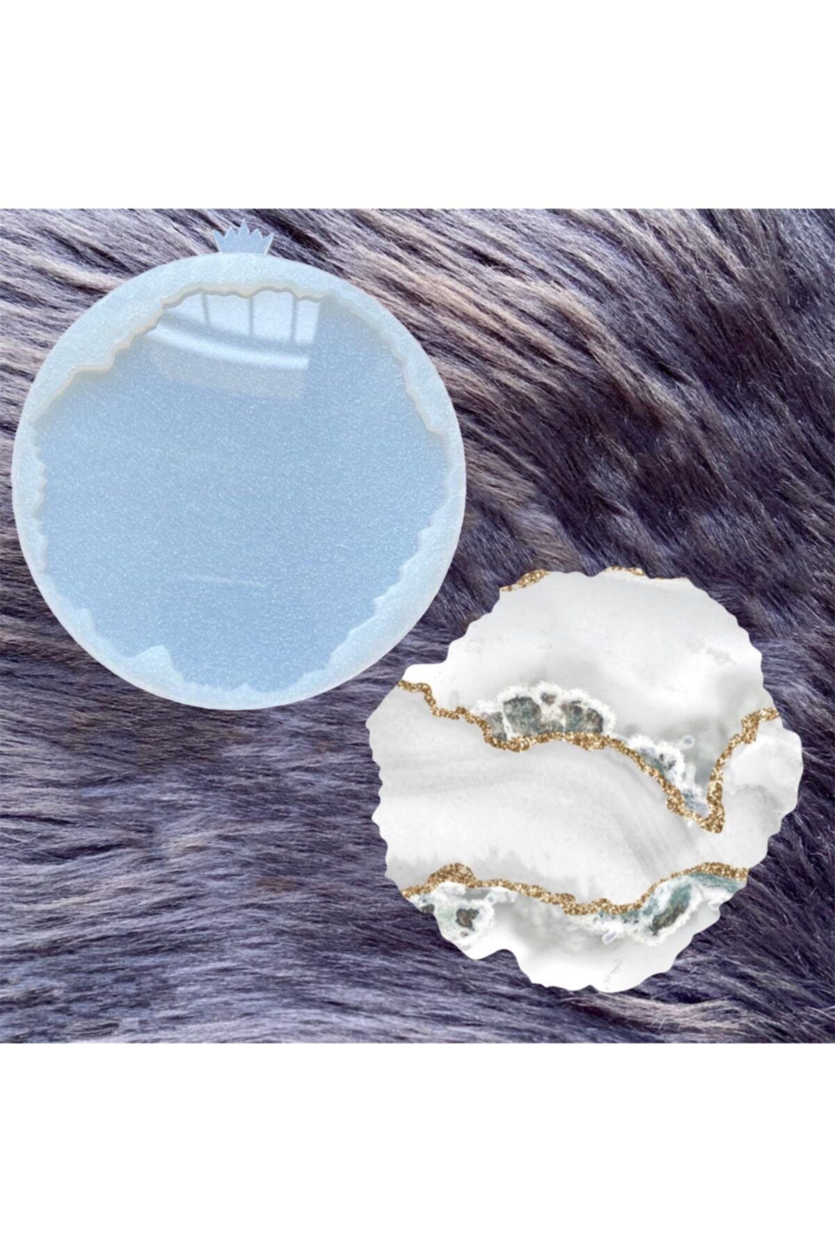 Epoxy Resin Coaster Silicone Mold, Soy Candle Mold, Scented Stone Mold, Concrete Mold