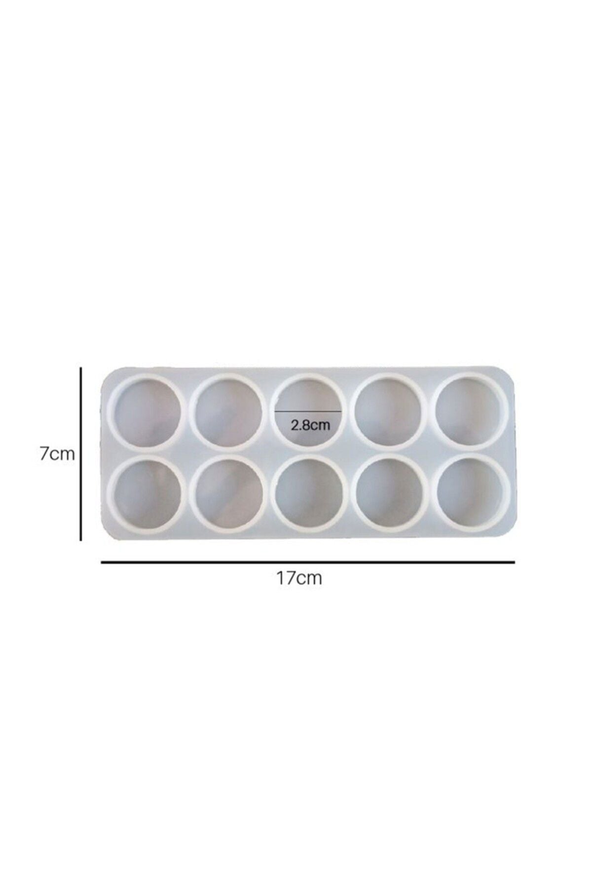 Epoxy Multi Circle Mold 10, Epoxy Multi Mold, Epoxy Resin Mold