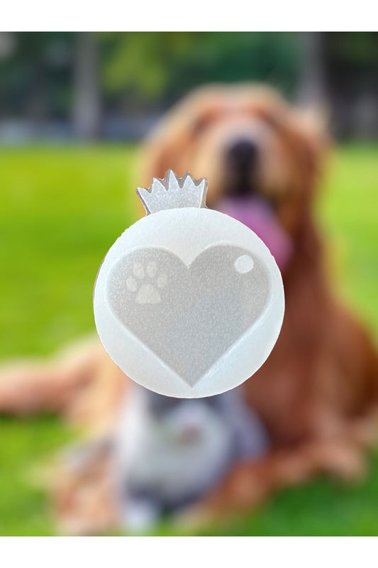 Epoxy Tag Collar Silicone Mold, Epoxy Resin Heart Necklace Tag Keychain Cat Silicone Mold